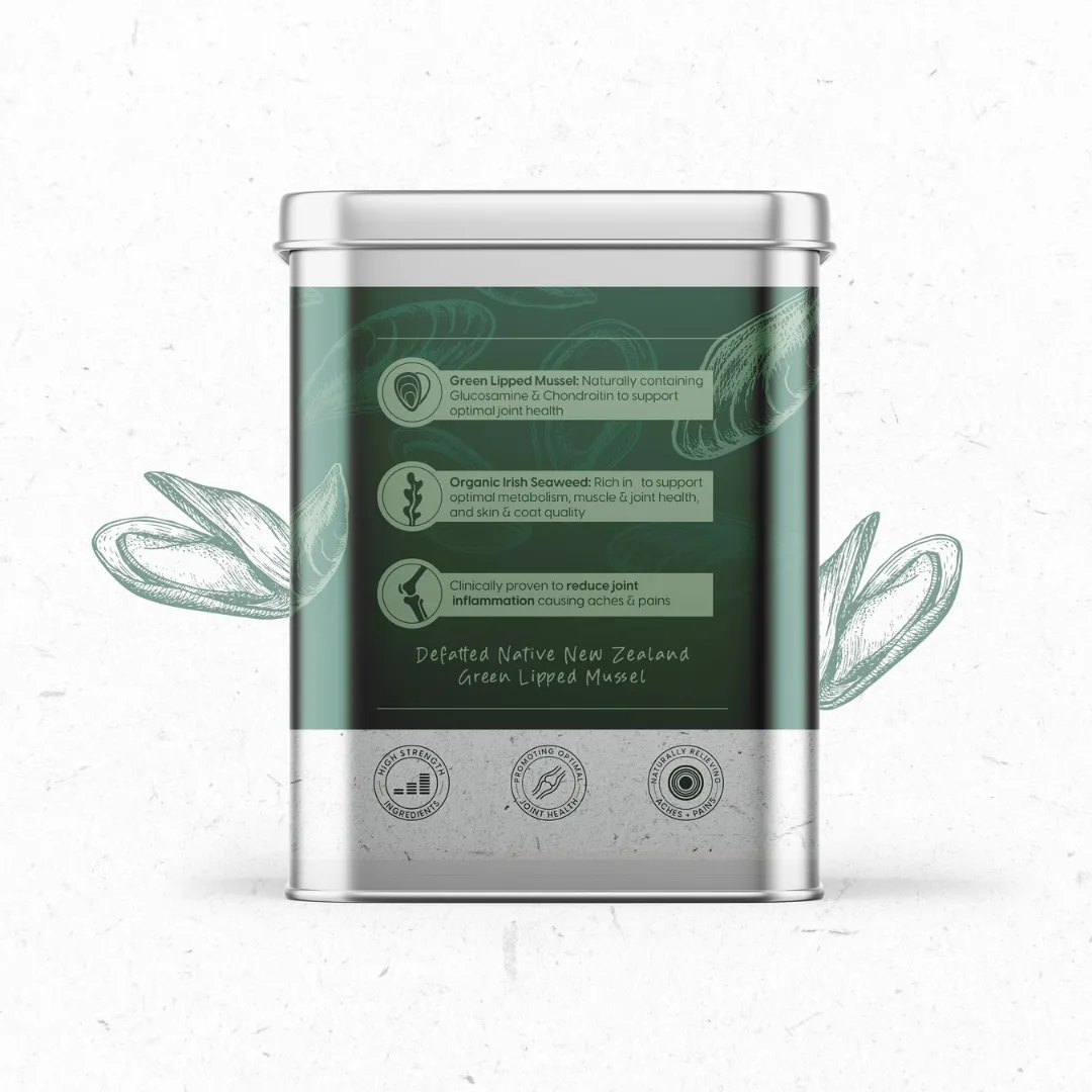 Natural Vet Co. Green Lipped Mussel & Organic Seaweed Blend