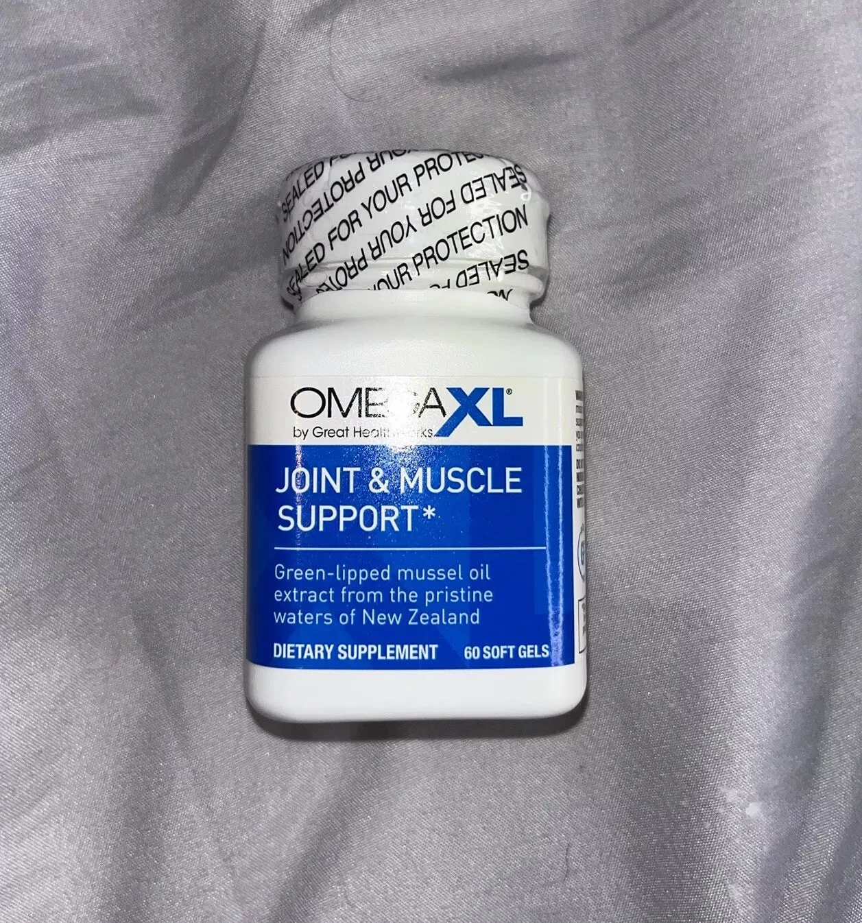 OmegaXL 60 ct by Great HealthWorks: Small, Potent, Joint Pain Relief - Omega-3