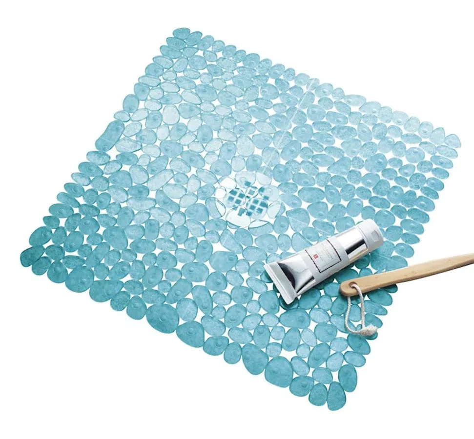 Pebblz Shower Stall Mat - Blue