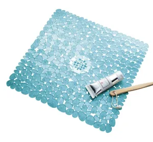 Pebblz Shower Stall Mat - Blue