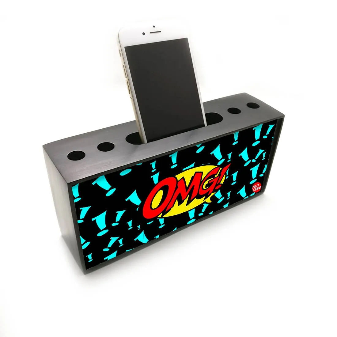Pen Mobile Stand Holder Desk Organizer - Comic Style OMG