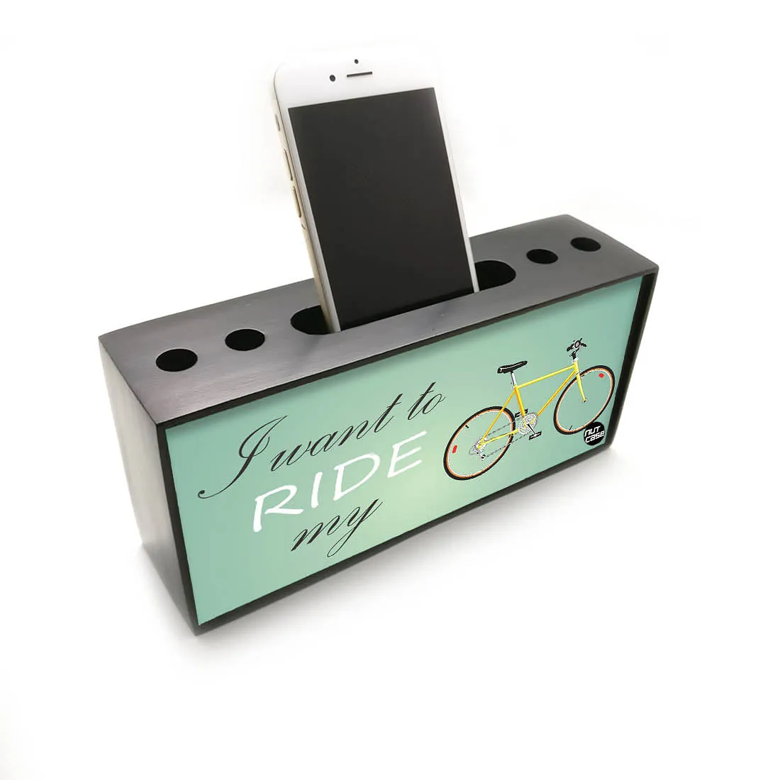 Pen Mobile Stand Holder Desk Organizer - I Want To Ride