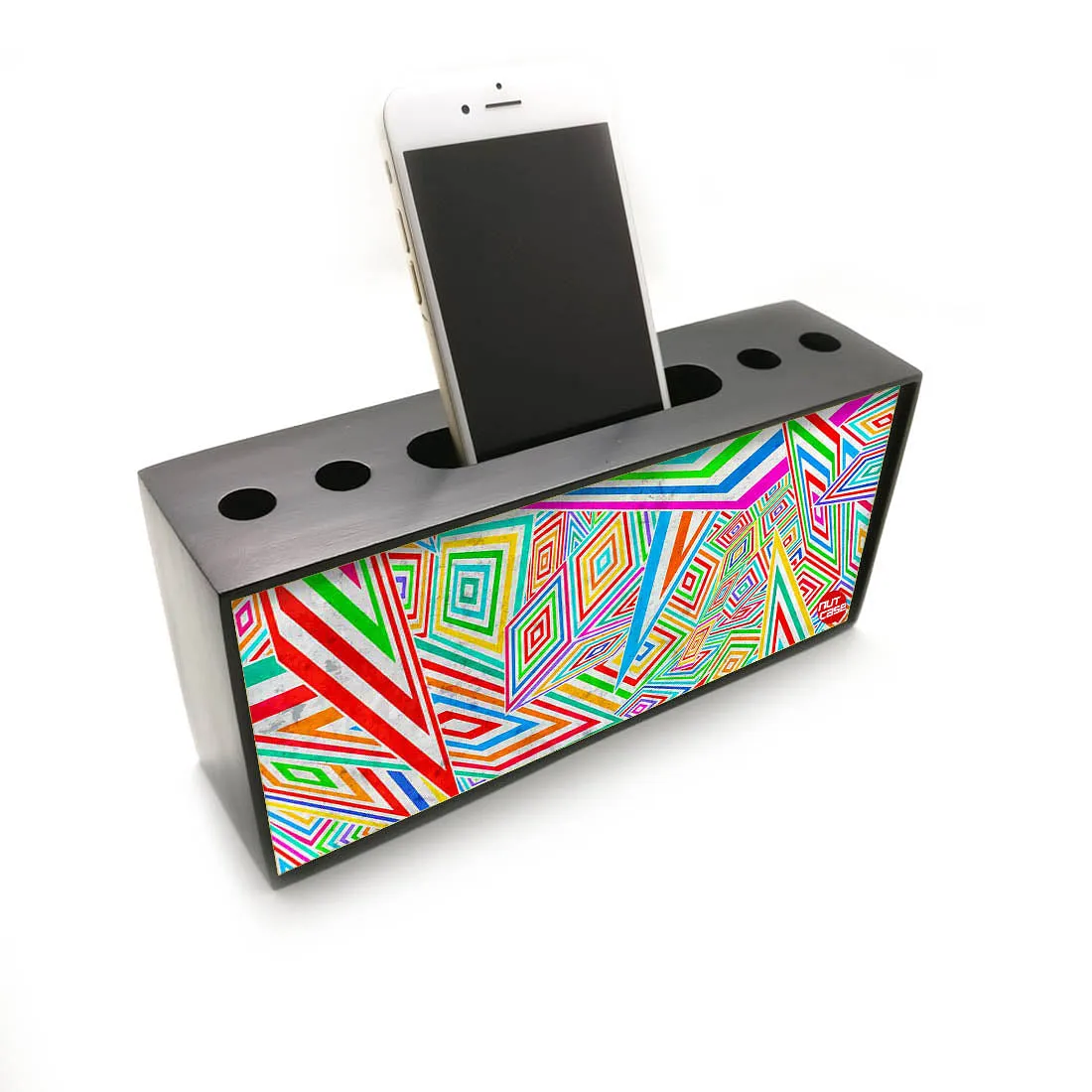 Pen Mobile Stand Holder Desk Organizer - Kaleidoscope