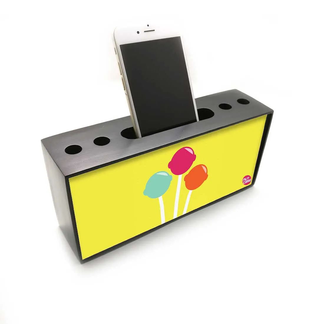 Pen Mobile Stand Holder Desk Organizer - Lollipops