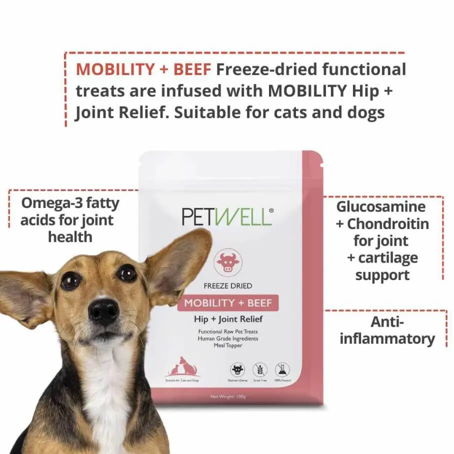 PetWell MOBILITY   BEEF Functional Treats