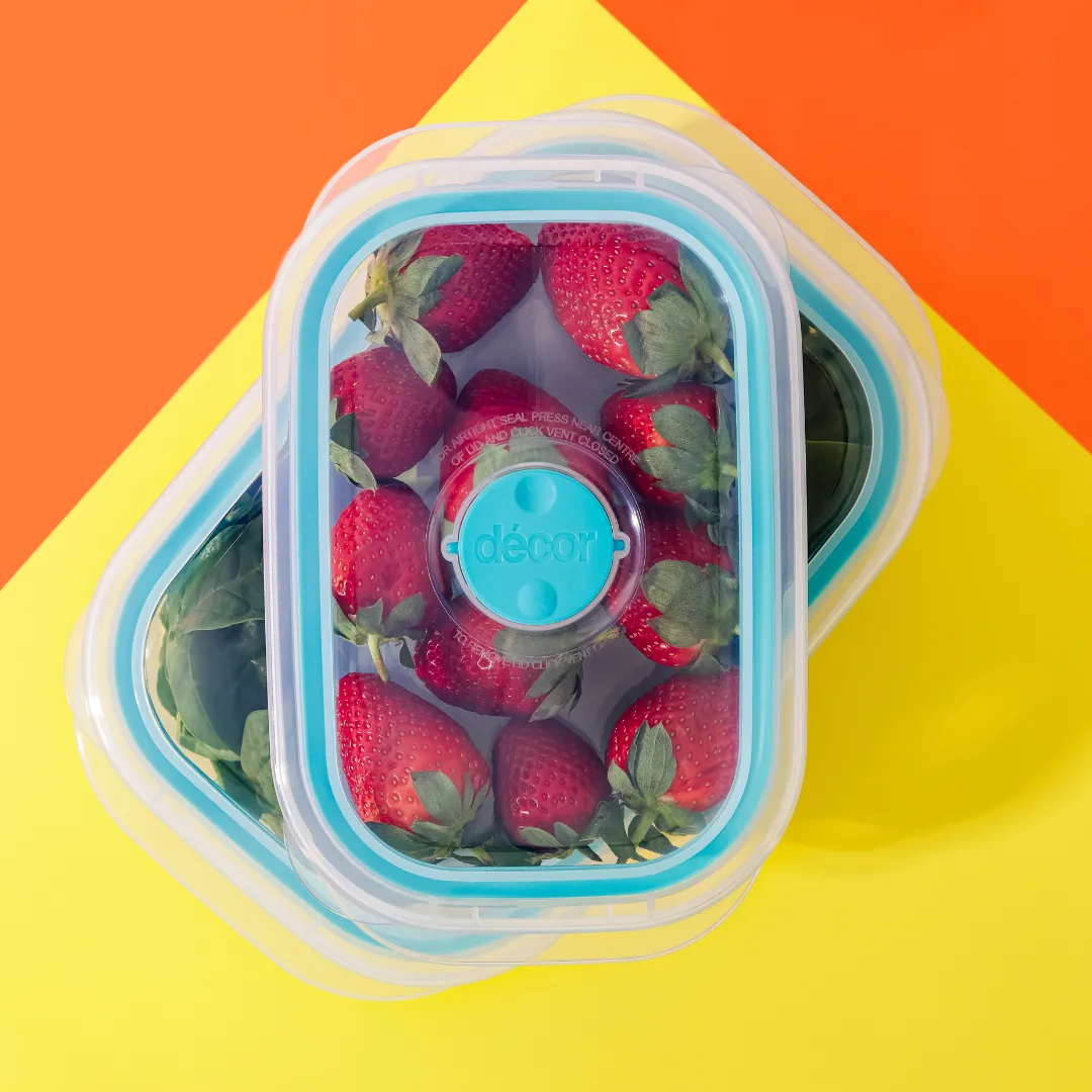 Plastic Container, Oblong, 1L