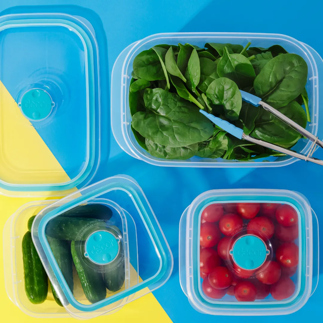 Plastic Container, Oblong, 2L