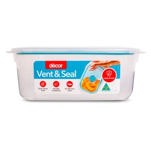 Plastic Container, Oblong, 2L