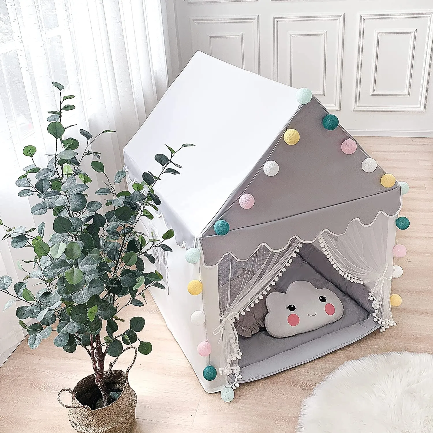"Adventure Castle: Indoor Play Tent with Mat - Perfect for Boys, Toddlers, and Imaginative Play"