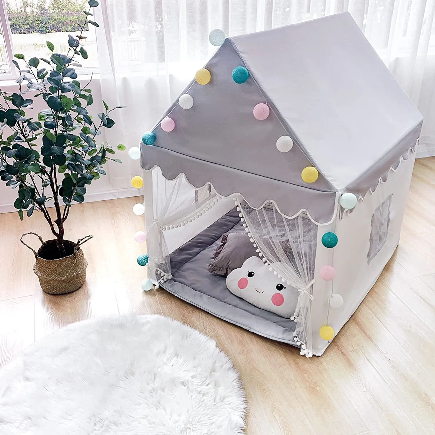 "Adventure Castle: Indoor Play Tent with Mat - Perfect for Boys, Toddlers, and Imaginative Play"