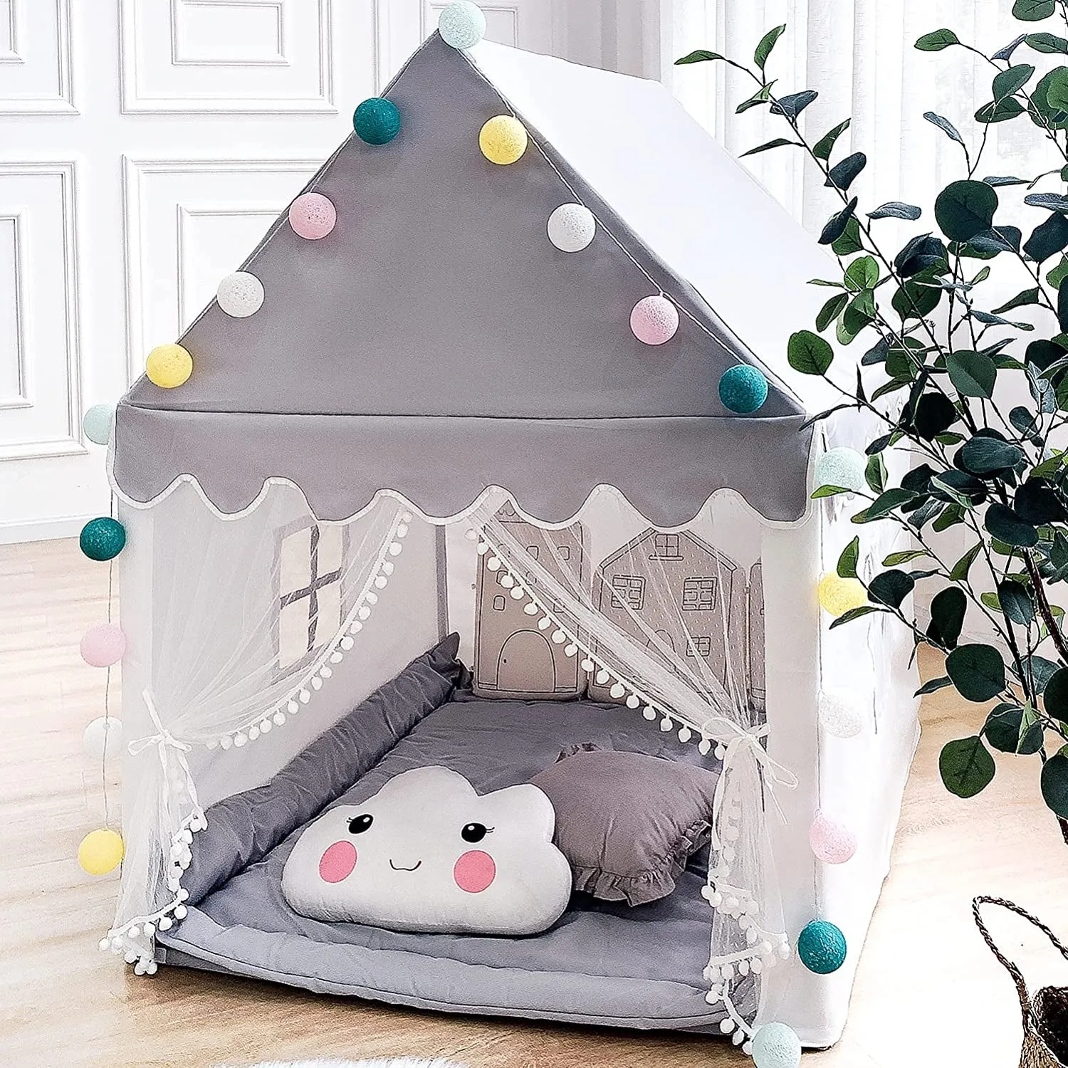 "Adventure Castle: Indoor Play Tent with Mat - Perfect for Boys, Toddlers, and Imaginative Play"