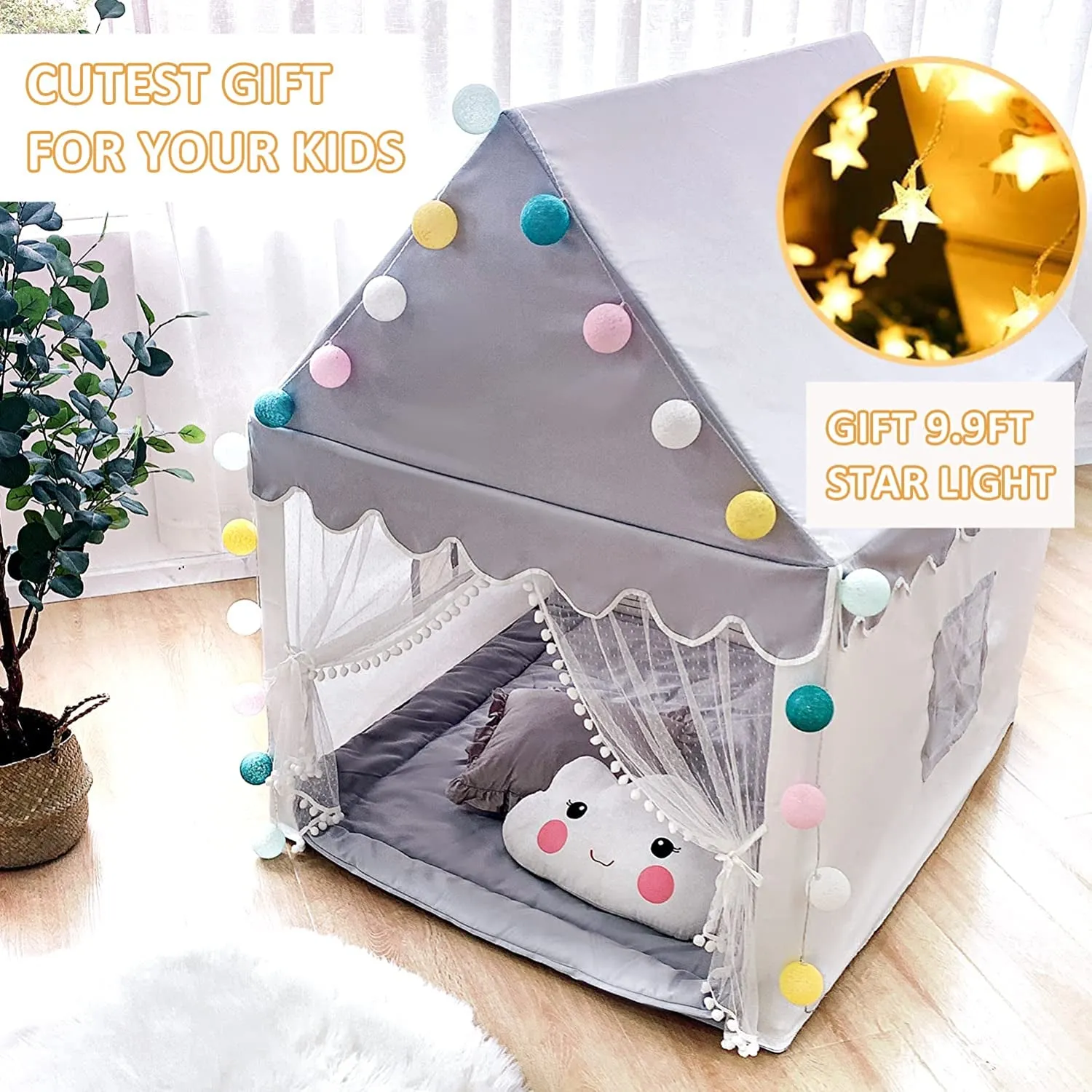 "Adventure Castle: Indoor Play Tent with Mat - Perfect for Boys, Toddlers, and Imaginative Play"