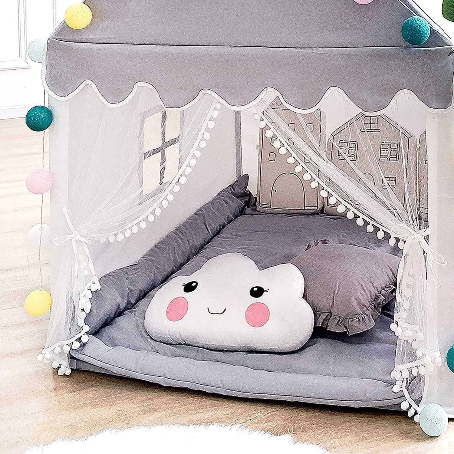 "Adventure Castle: Indoor Play Tent with Mat - Perfect for Boys, Toddlers, and Imaginative Play"