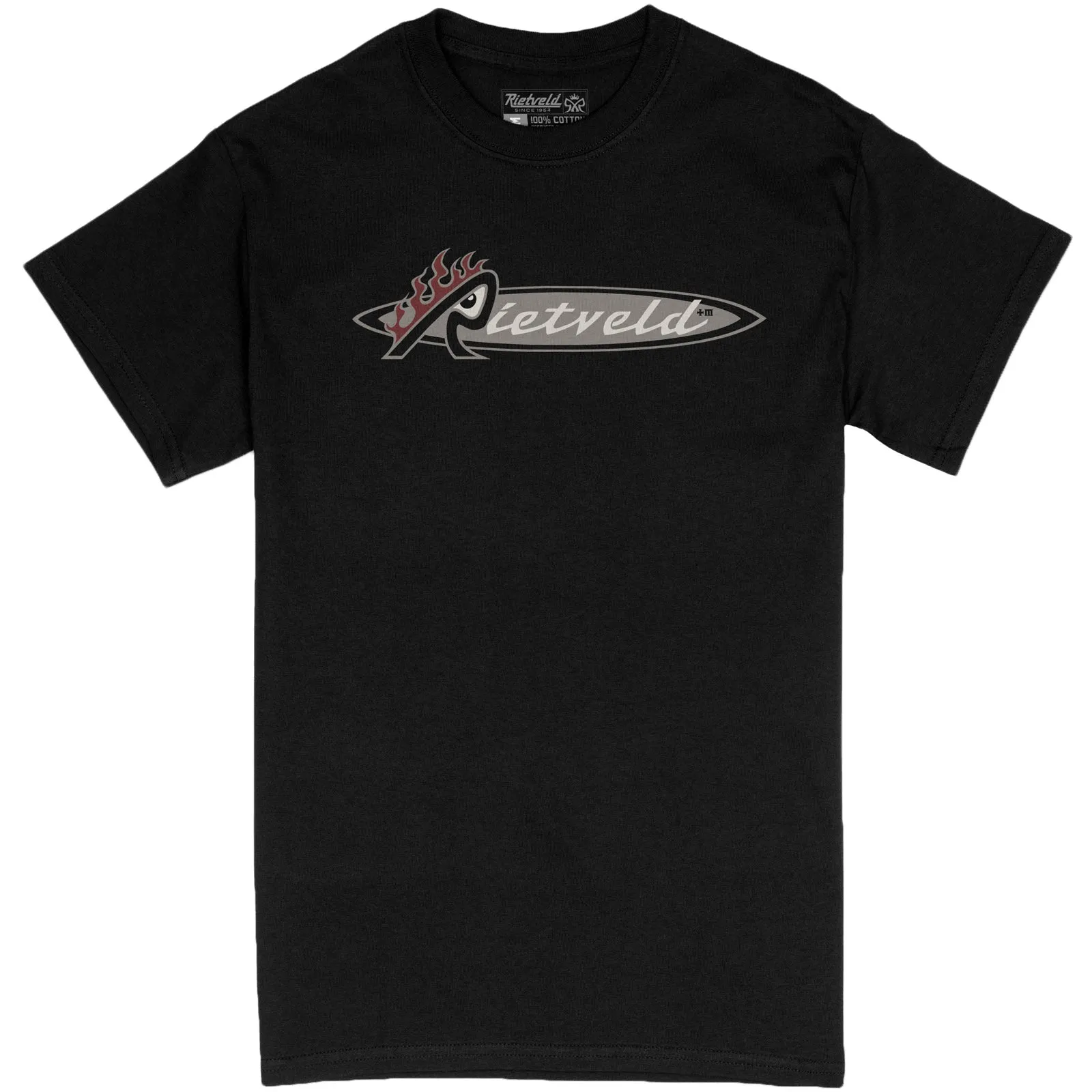 Rietveld Mens Heat Stick Core T-Shirt - Black