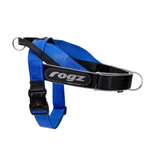Rogz Utility LetzGo Personalised Harness Blue Lge=^._.^=