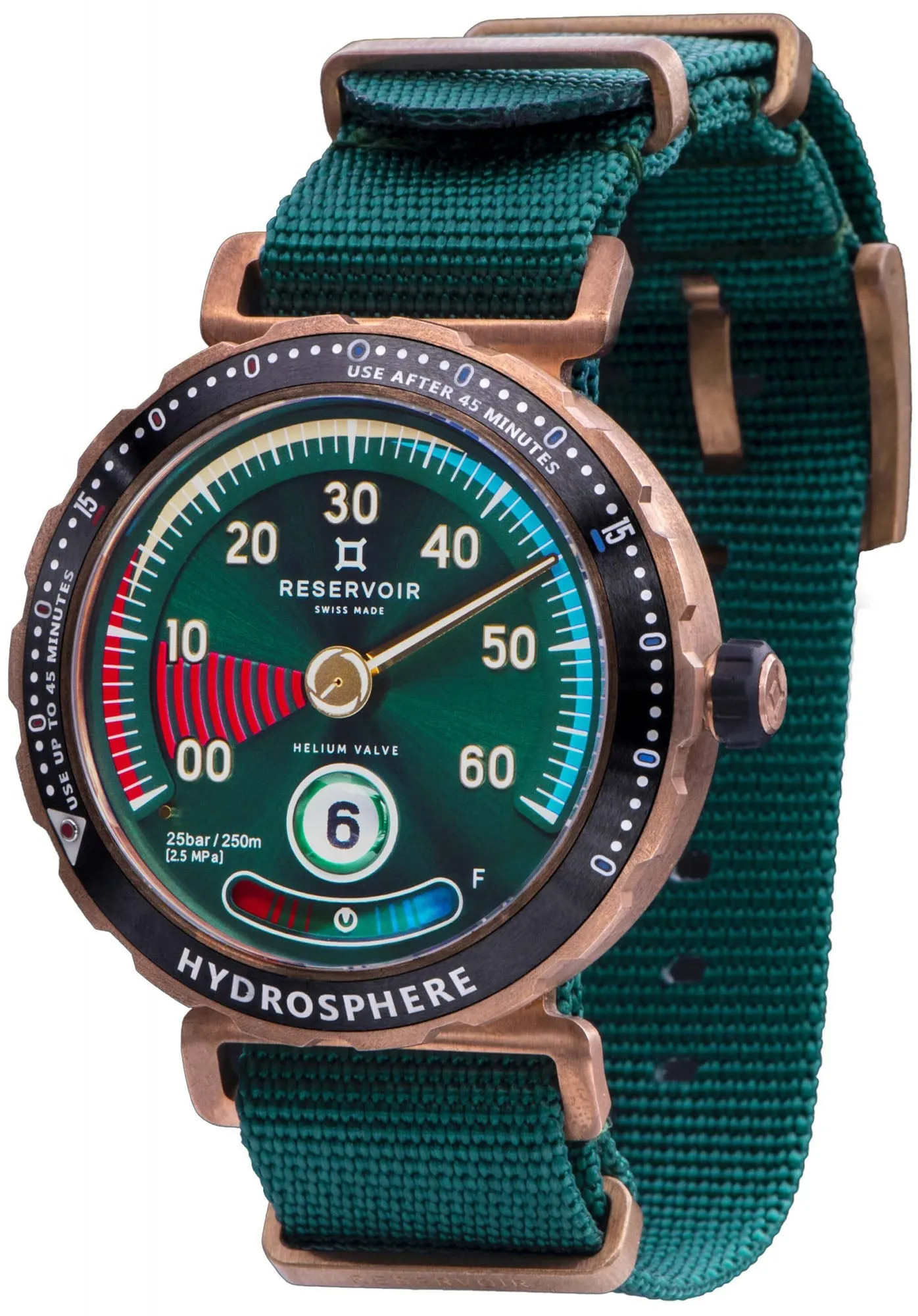 RSV Watch Hydrosphere Cenote Bronze Green