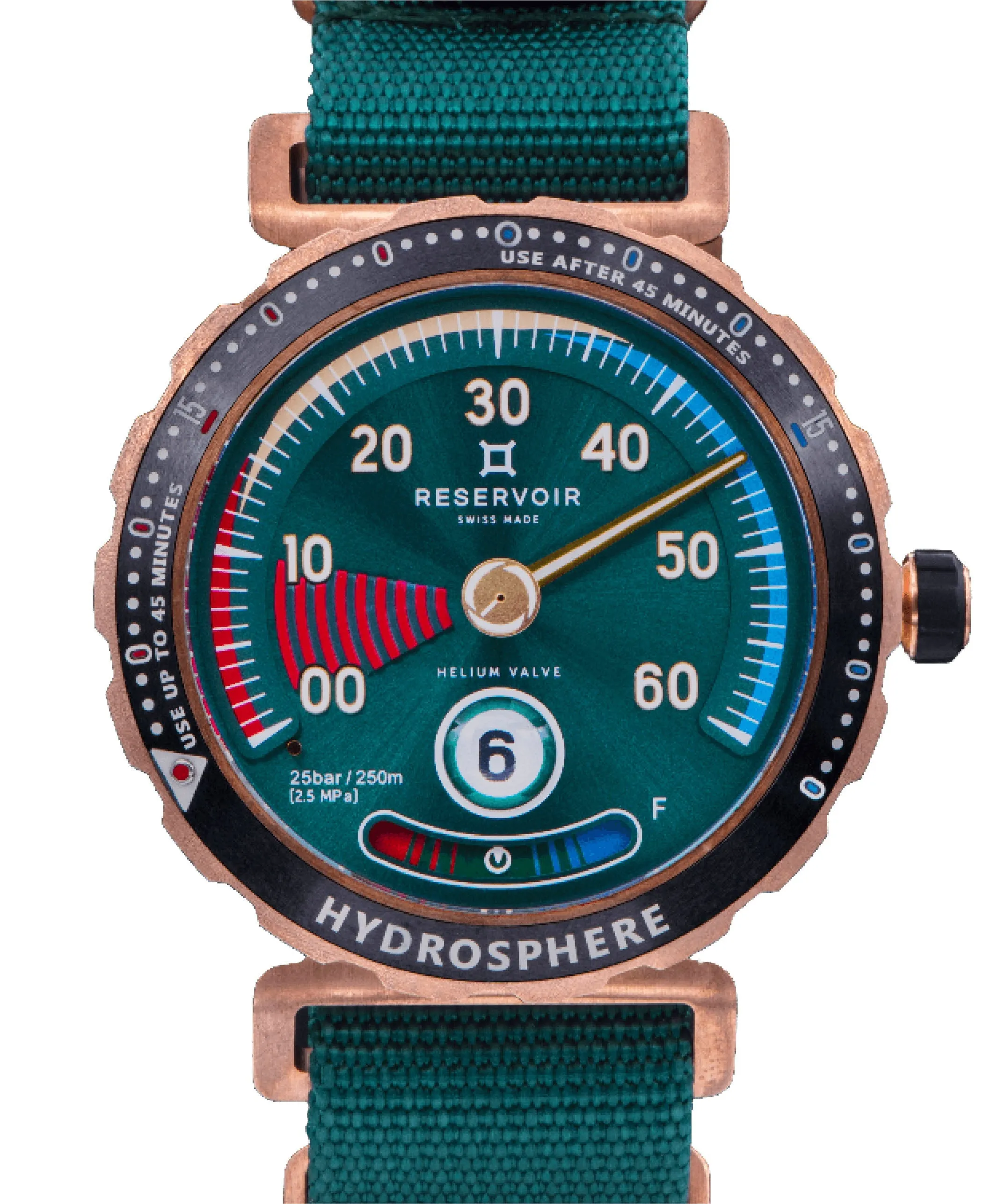 RSV Watch Hydrosphere Cenote Bronze Green
