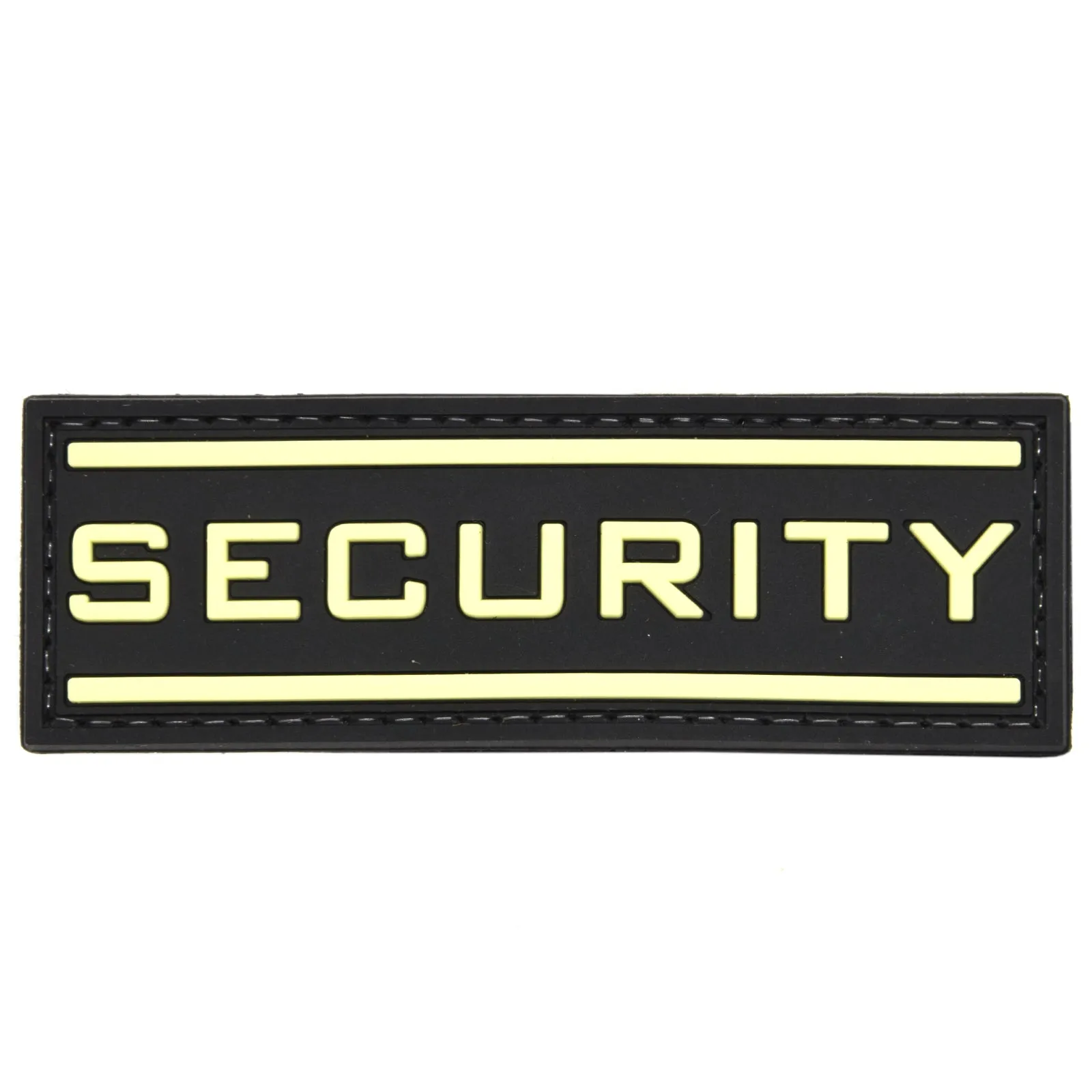 Security Badge Tab Patch Black/Glow in the Dark