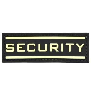Security Badge Tab Patch Black/Glow in the Dark