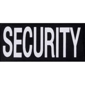 Security Patch Hook & Loop Black / White