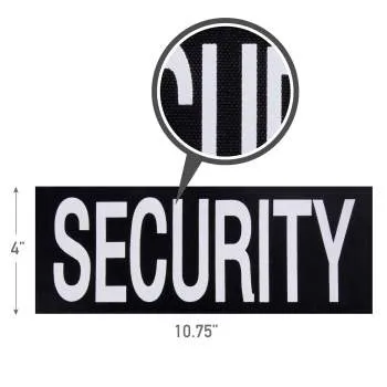 Security Patch Hook & Loop Black / White