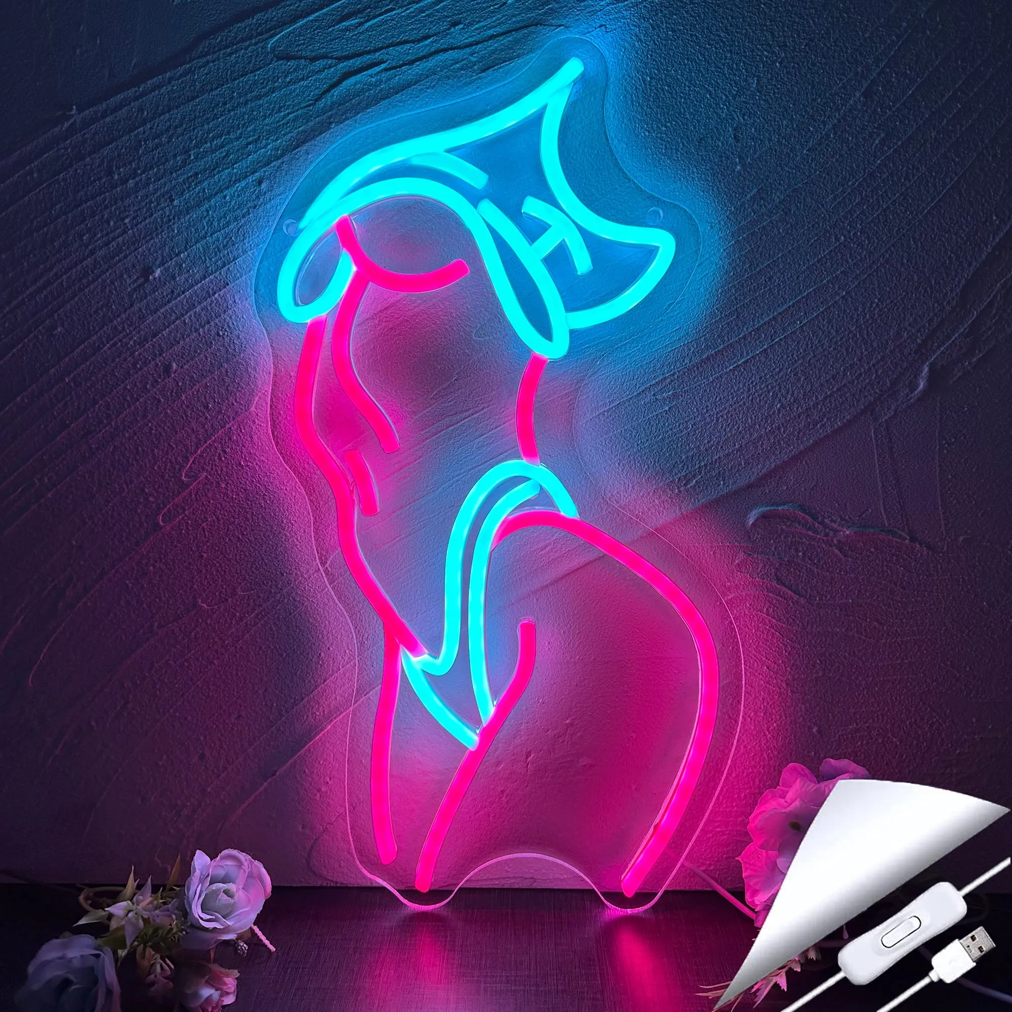 Sexy Lady Led Neon Light Sign Female Led Neon