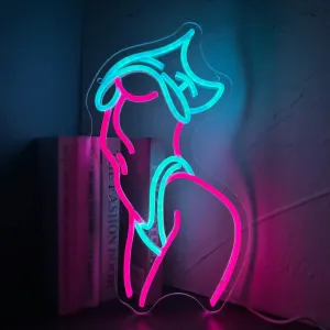 Sexy Lady Led Neon Light Sign Female Led Neon
