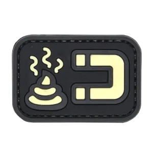 Shit Magnet Patch Black/Glow in the Dark