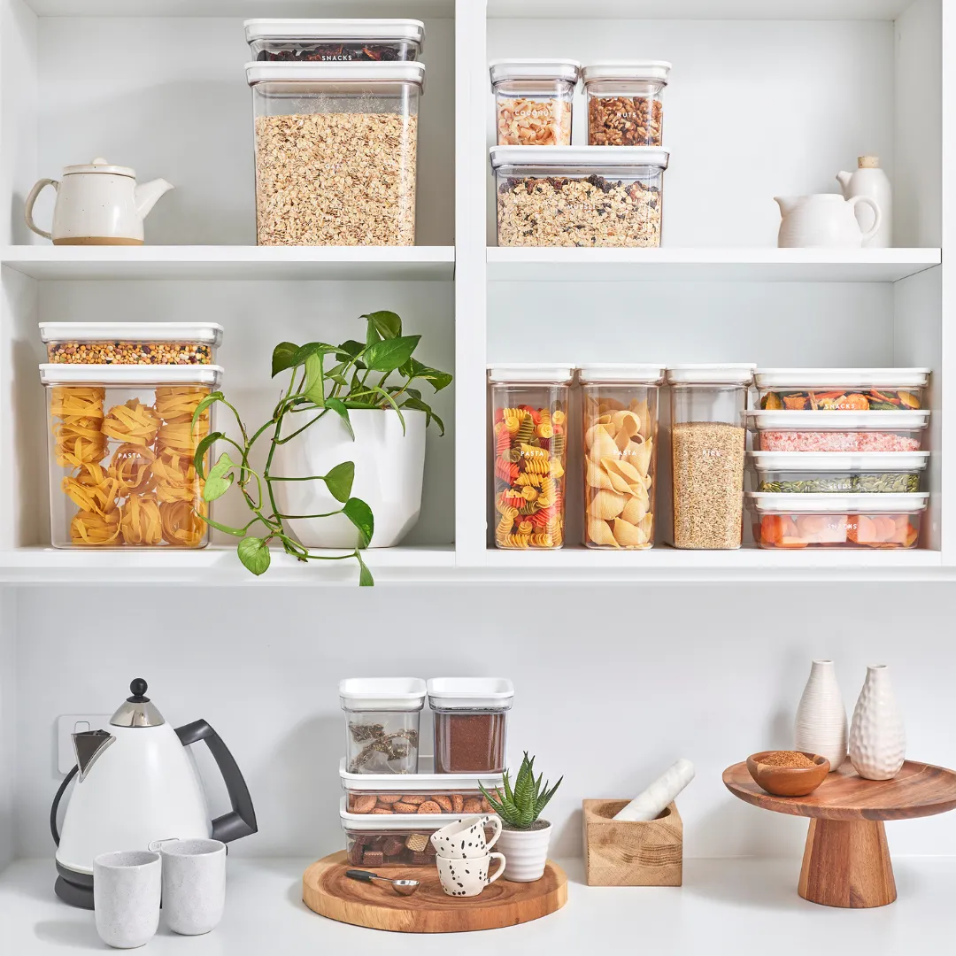 Style & Organise Pantry Containers, Oblong, 1.6L