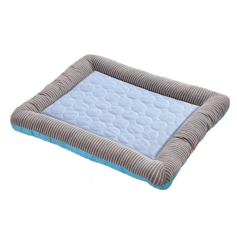 Supreme Cooling Pet Pad - Portable and Washable Summer Mat for Dogs and Cats in Blue and Pink