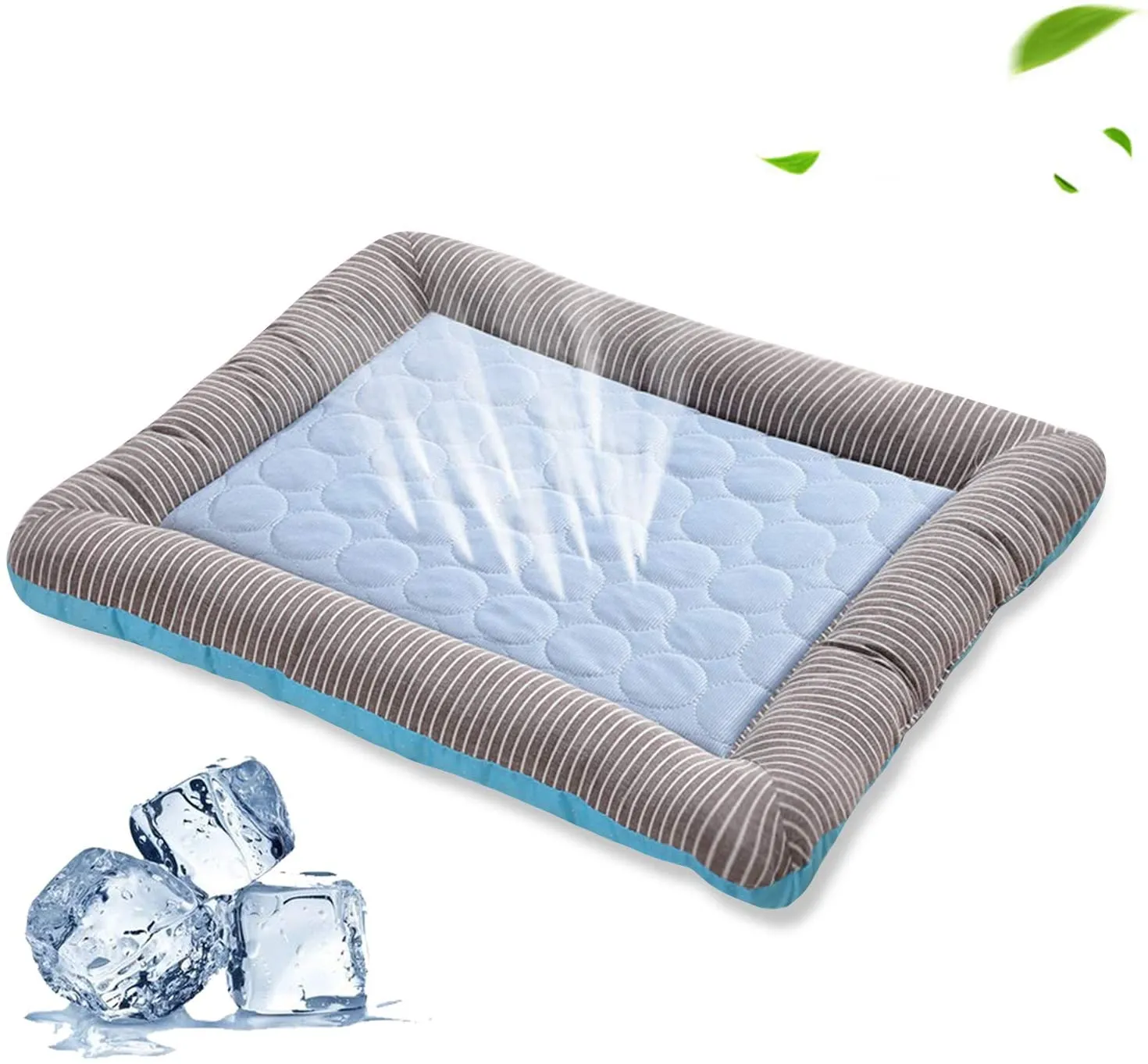 Supreme Cooling Pet Pad - Portable and Washable Summer Mat for Dogs and Cats in Blue and Pink