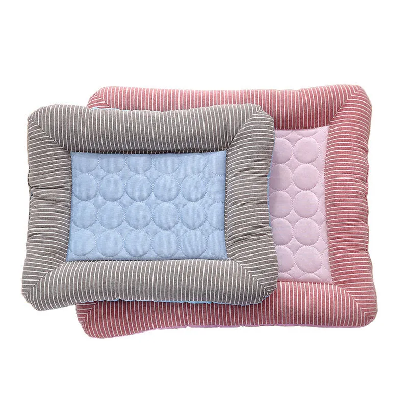 Supreme Cooling Pet Pad - Portable and Washable Summer Mat for Dogs and Cats in Blue and Pink