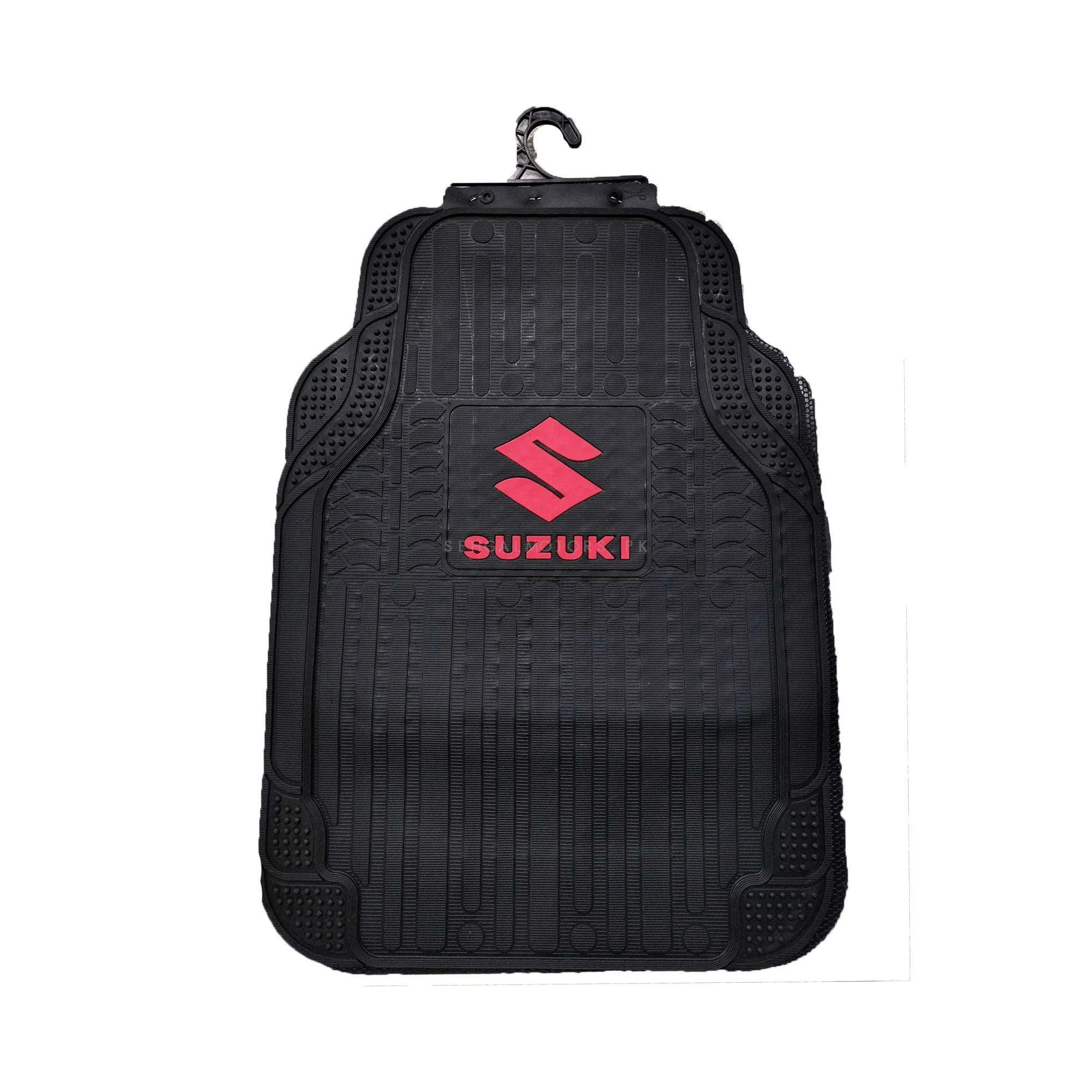 Suzuki Universal PVC Rubber Floor Mat Mix Design -  5 Pcs - Rubber Floor Mats | Car Mats | Vehicle Mats | Foot Mat For Car | Latex Mats