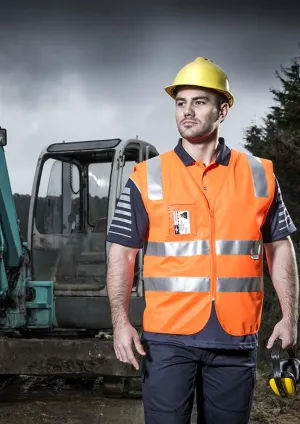 Syzmik Unisex Hi Vis Zip Vest (ZV998)