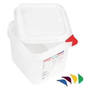 T984 Araven Polypropylene 1/6 Gastronorm Food Containers 2.6Ltr (Pack of 4)
