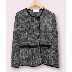 The Fold Herringbone Jacket Blazer - Size Medium