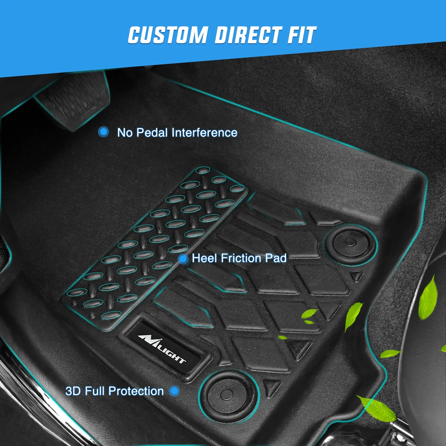 TPE Floor Mats for Lexus RX RX350 RX350h RX500h 2023 2024 2025 (NOT for RX450h PHEV)