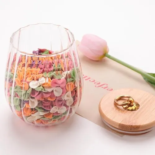 UMAI Borosilicate Glass Jar with Bamboo Lid | Kitchen Organizer Items and Storage | Multi-utility, Leakproof, Airtight Storage Jar for Cookies, Snacks, Tea, Coffee, Sugar (680 ml)