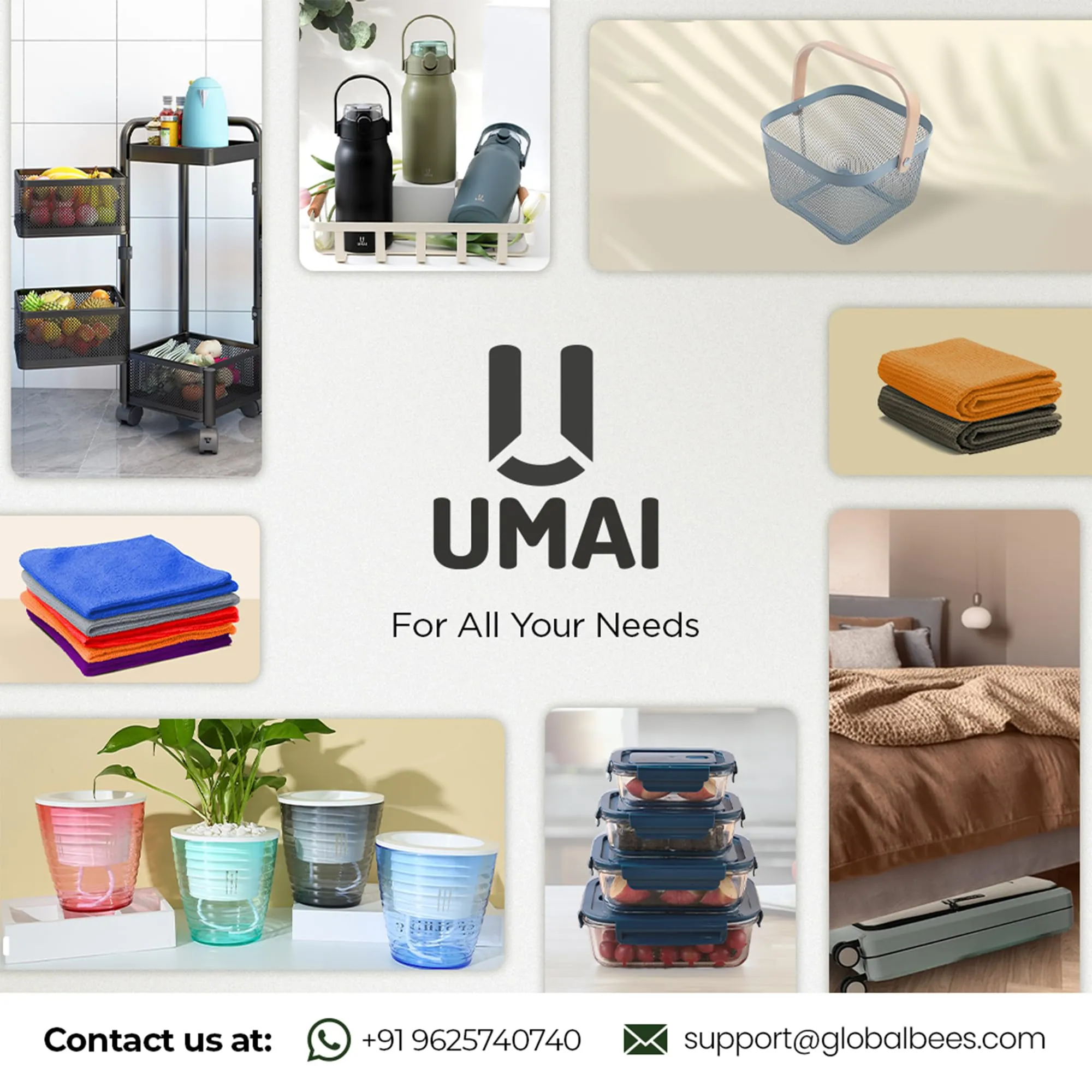UMAI Ceramic Jars For Kitchen Storage With Iron Stand | Kitchen Accessories Items Airtight | Kitchen Containers Set | Multipurpose Jars For Pickles Nuts Dry Fruits | 700ml Each | Pack of 3