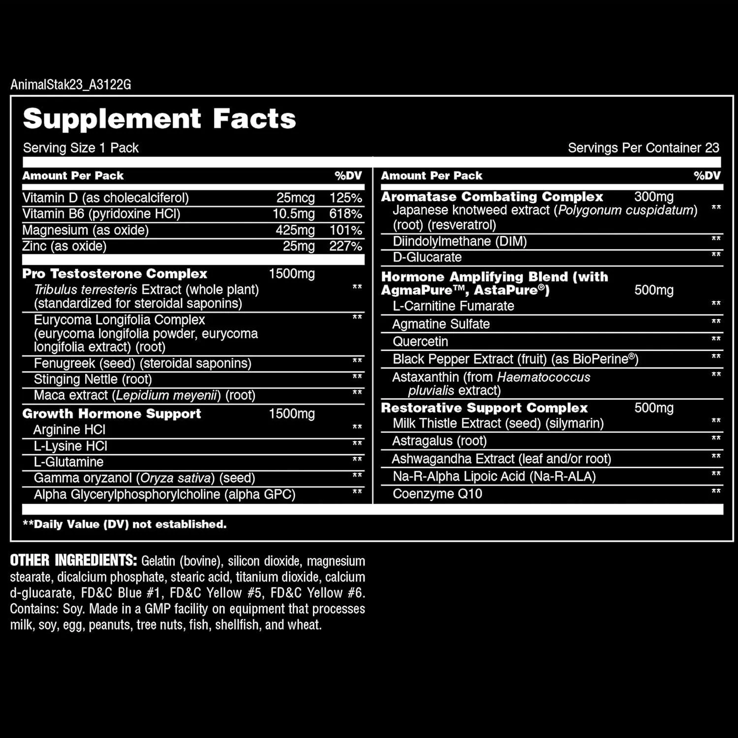 Universal Nutrition Animal Stak 2, 21 Packs