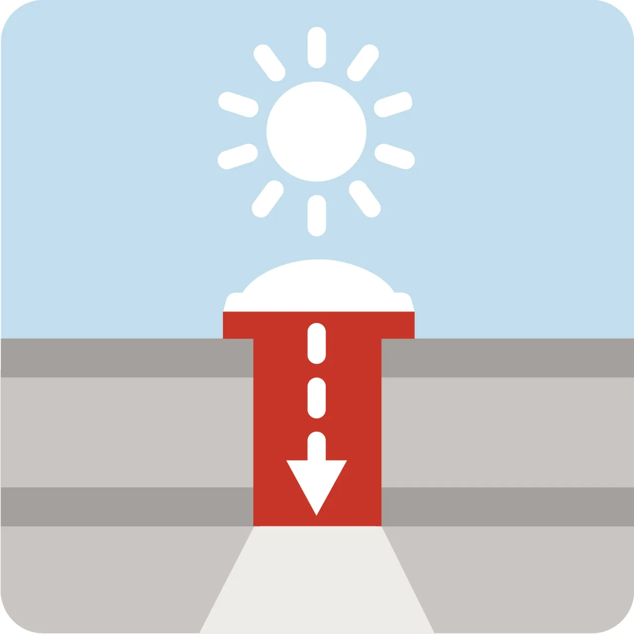 VELUX Flat Roof Rigid Sun Tunnel