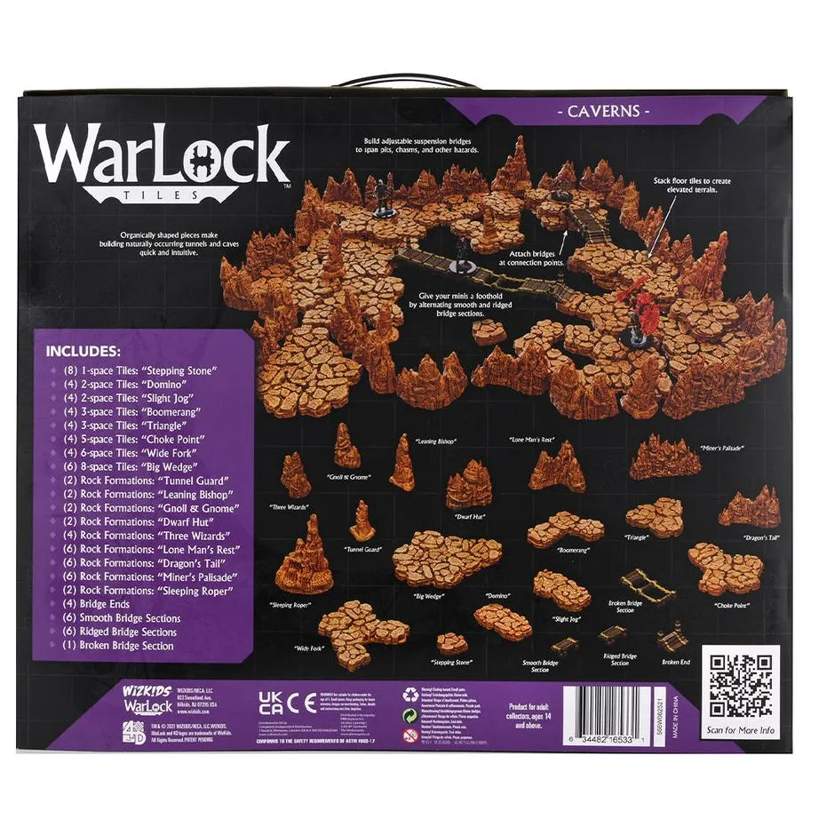 WarLock Tiles: Caverns Base Set