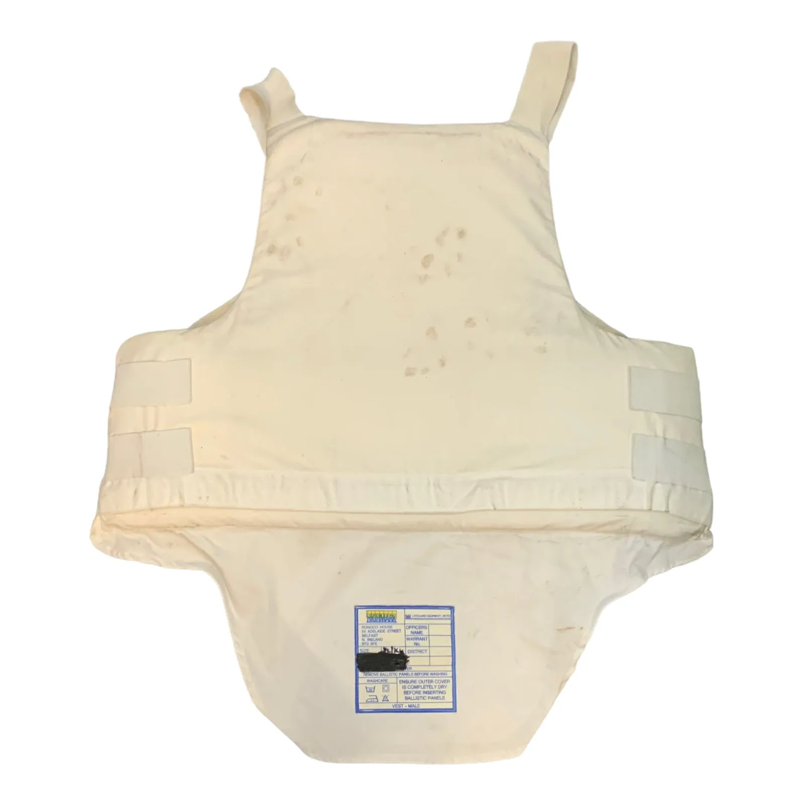 White Highmark Covert Bulletproof Body Armour Stab Vest Security AS-F