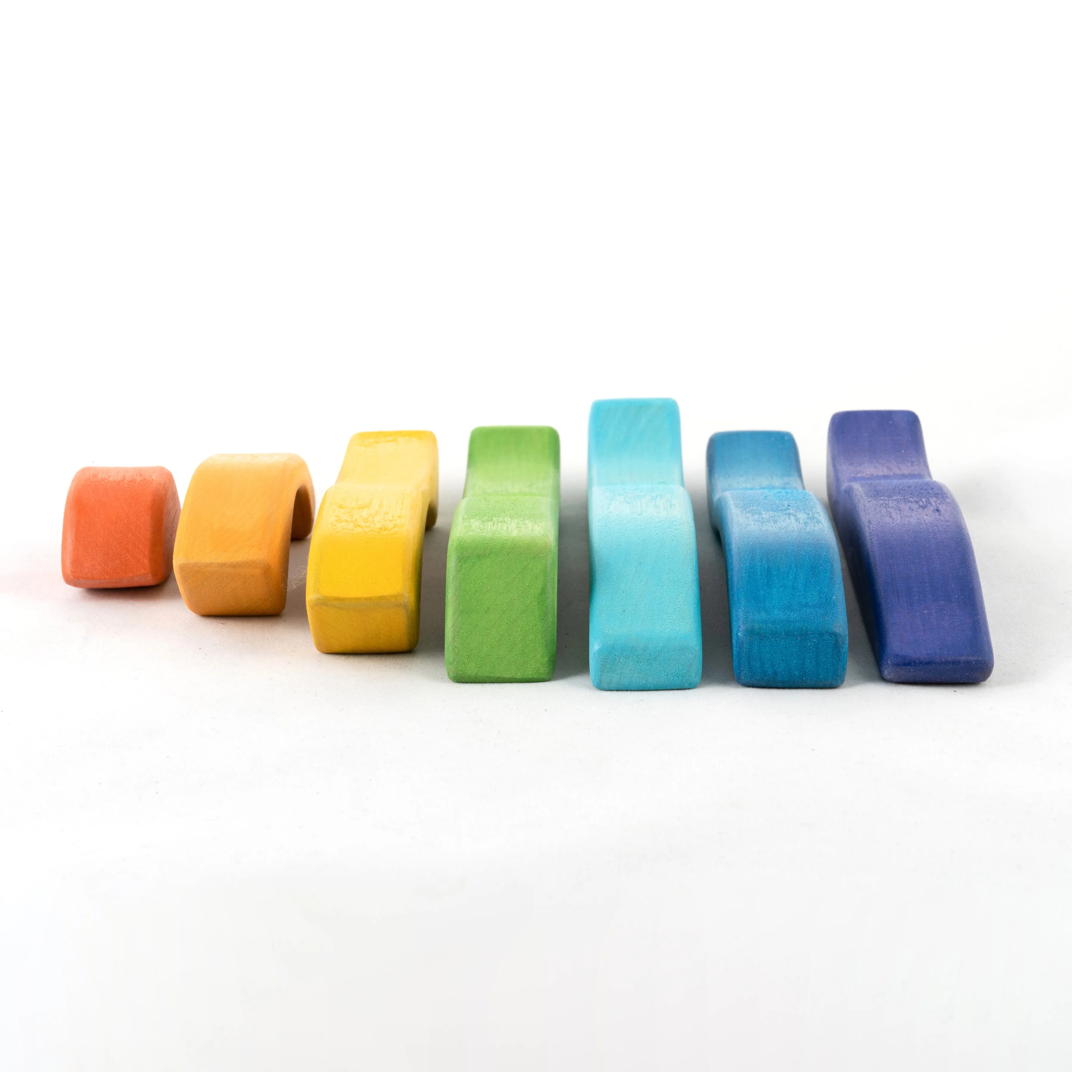 Wooden Rainbow Stacker for toddlers